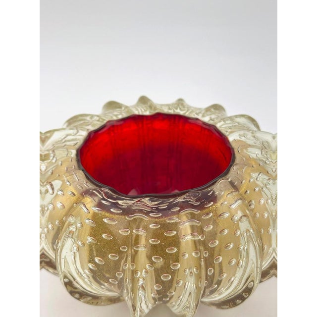 Murano Glass Bowl from Barovier & Toso, Italy, 1980s For Sale - Image 3 of 11