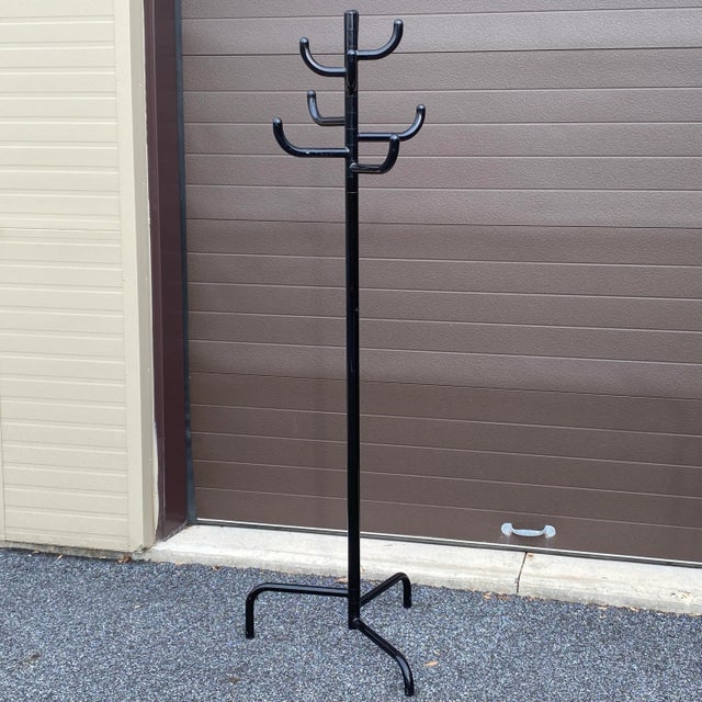 Black Enameled Steel Postmodern Coat Rack by Rutger Andersson for Ikea