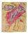 Sirio Pellegrini, Reclined Nude, Mixed Media, 1960s For Sale
