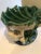 Italian Vintage Mid 20th Century Majolica Frog Pedestal Bowl For Sale - Image 3 of 12