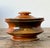 Sienna Vintage Original Turned Wood Lidded Bowl For Sale - Image 8 of 12