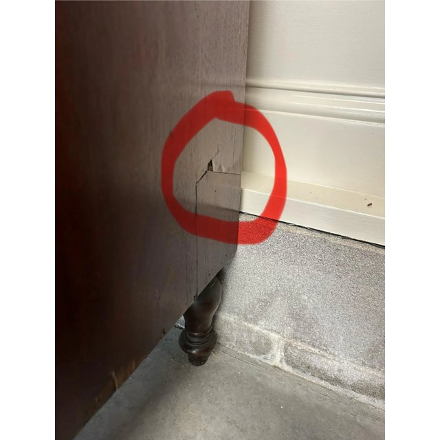 19th Century Regency Empire Secretary With Drop-Leaf Desktop For Sale - Image 4 of 8