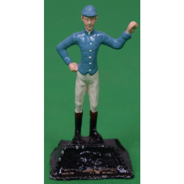 Paper Mid 20th Century Set of Eight "21" Club Jockey Place Card Holders For Sale - Image 7 of 11