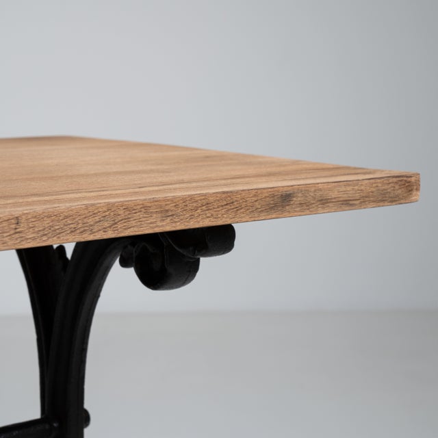Cast Iron Bistro Side Table, Antique, France, 20th Century For Sale - Image 16 of 18