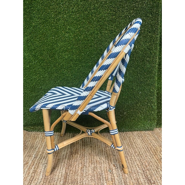 Set of Six Serena and Lily Rattan Wicker Bistro Dining Chairs Chairish