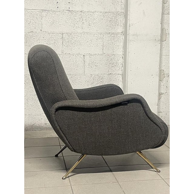 Gray Set of Vintage Armchairs, 1950s For Sale - Image 8 of 18