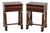 Pair of Kindel Masterworks Winterthur Empire Mahogany Nightstands For Sale