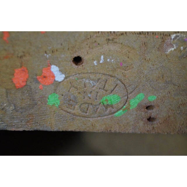 Vintage Italian Carved Wood Display Arms - A Pair For Sale - Image 10 of 10