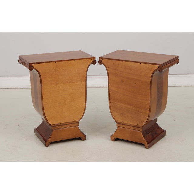 Pair Napoleonic Italian Walnut Nightstands For Sale - Image 18 of 18