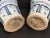 Vintage Chinese Art Porcelain Blue & White Vase- a Pair For Sale - Image 9 of 11