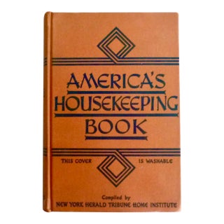 1941 America's Housekeeping Book, First Edition Washable Cover For Sale