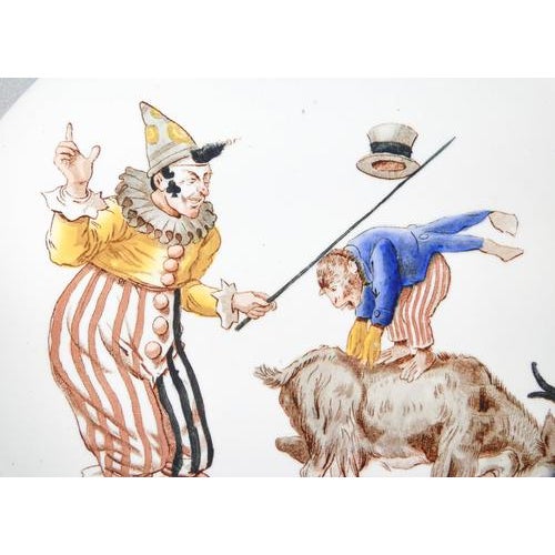 Pagliacci Plates from S. C. Richard, 1890s, Set of 5 For Sale - Image 13 of 18