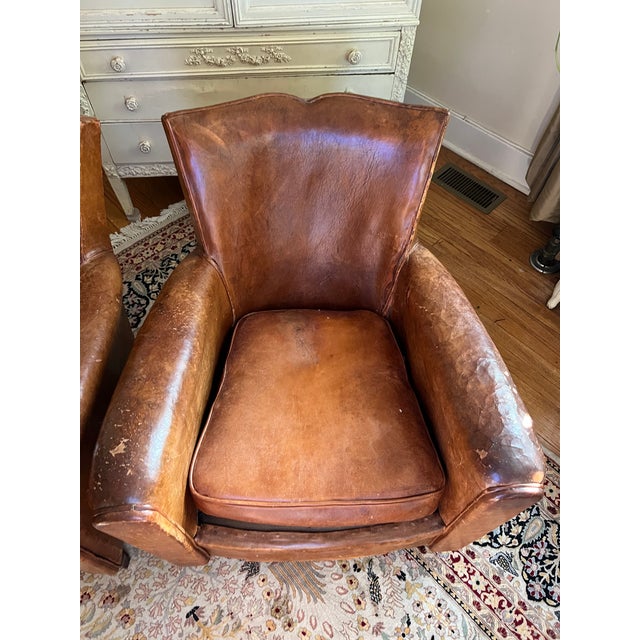 1930’s Mustache Club Chairs a Pair Chairish