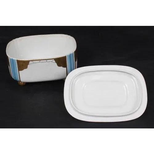 Kuznetsov Porcelain Casket with Gilding For Sale - Image 6 of 8