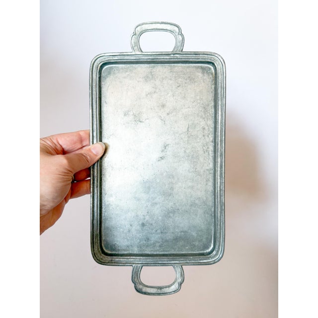 Italian Pewter Luxury Vanity Tray by Labrazel For Sale - Image 4 of 8