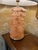 Pair of Modern Pink Murano Glass and Brass Lamps For Sale - Image 4 of 4