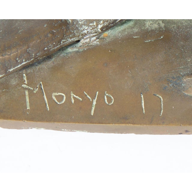 Contemporary Bronze Sculpture by Prince Monyo Simon Mihailescu-Nasturel For Sale - Image 3 of 8