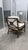 Off-white Mid 20th Century McGuire Organic Modern Rattan Lounge Chairs (Pair) With Ottoman For Sale - Image 8 of 12