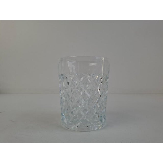 Vintage Crystal Whiskey Decanter and Tumblers from Bohemia, 1980s, Set of 7 For Sale - Image 15 of 18
