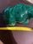 Gemstone Malachite (From Congo) Bear Beautiful Malachite Bear Statue. Deep Green Colors. For Sale - Image 7 of 7