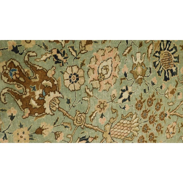 Antique Persian Tabriz Rug. 10'6"x 13'6" For Sale - Image 4 of 12