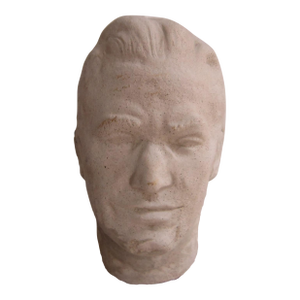 Mid Century Cement Bust Man