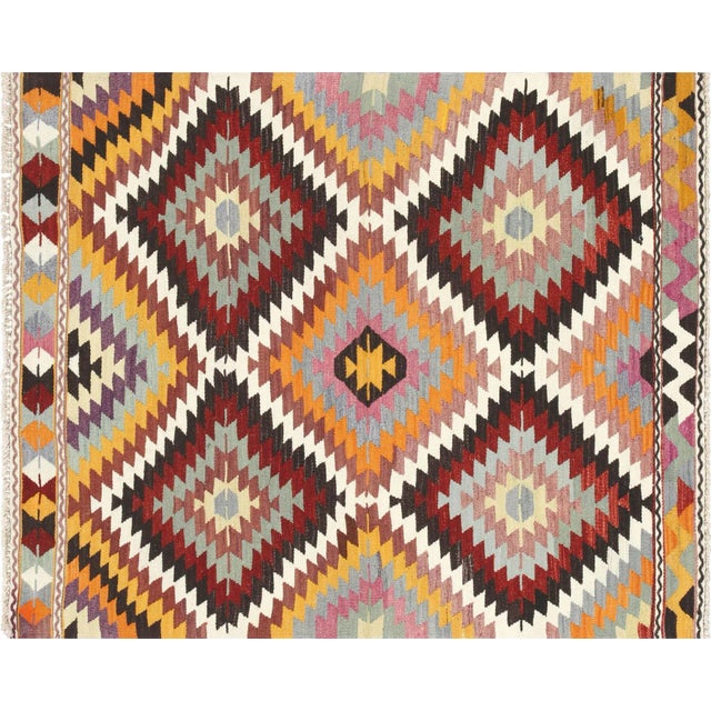 1950s Turkish Kilim Rug For Sale In Los Angeles - Image 6 of 6