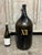 Brown Large Antique French Hand Blown and Painted Wine Bottle, Normandy, Circa 1880s For Sale - Image 8 of 8