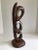 1970s Carved Rosewood Swirl Sculpture on Rosewood Base For Sale - Image 4 of 10