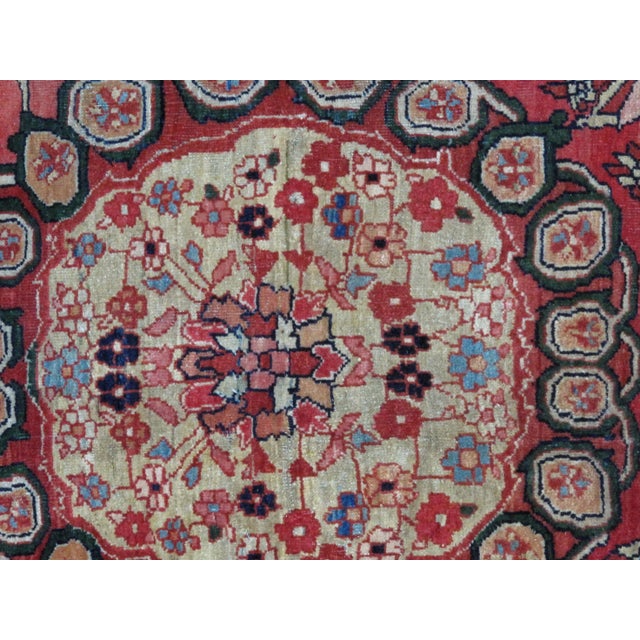 Antique Sarouk Ferahan Rug- 8'8" X 12'8" For Sale In New York - Image 6 of 9