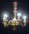 Pretty Venetian Chandelier, Pink and Gold Glass, 1950s For Sale - Image 4 of 15