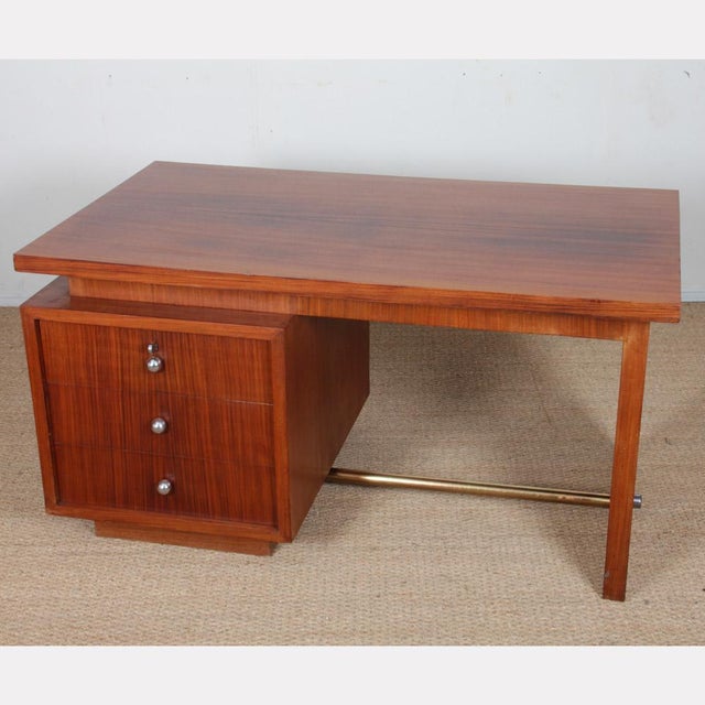 Modern Wooden Desk, 1940s For Sale - Image 6 of 10