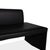 Modern Together Bench in Black Leather from Walter Knoll / Wilhelm Knoll For Sale - Image 3 of 10