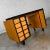 Wood Vintage Mid Century Modern Art Deco Maple Colored Desk With Black Accents by American of Martinsville For Sale - Image 7 of 13