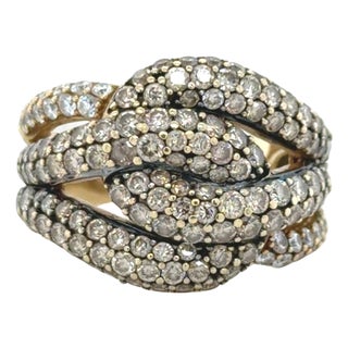 Le Vian, Champagne Diamond and Diamond Ring For Sale