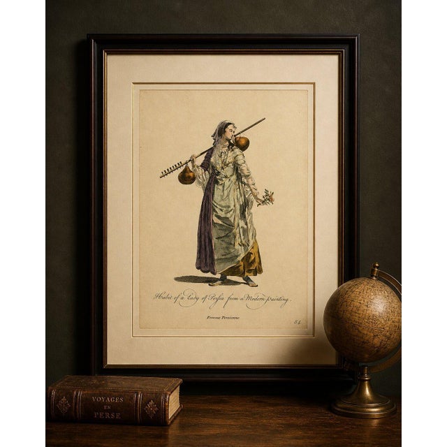Persian Costumes, 1749, Engravings, Set of 3 For Sale - Image 6 of 9