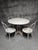 Wrought Iron Garden Table and Chairs, 1930s, Set of 5 For Sale - Image 12 of 12