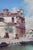 Blue Vasily Gribennikov Venice Santa Maria Del Giglio Oil Painting 18" For Sale - Image 8 of 12