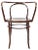 Thonet Mundus Wooden Armchair in Vienna Style, 1920s For Sale