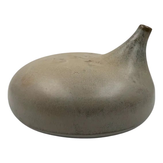 Mid-Century Organic Modern Gres Vase from Franco Bucci, Italy, 1970 For Sale