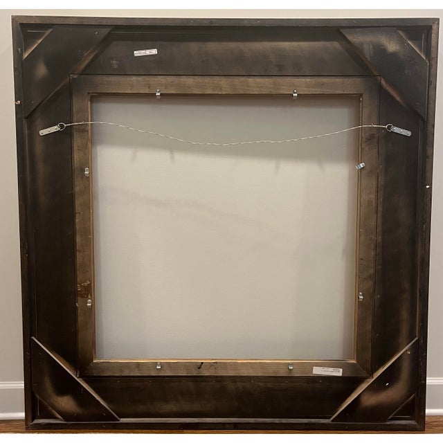 Traditional Stunning Large Tarnished Gold Gilt Frame For Sale - Image 3 of 5