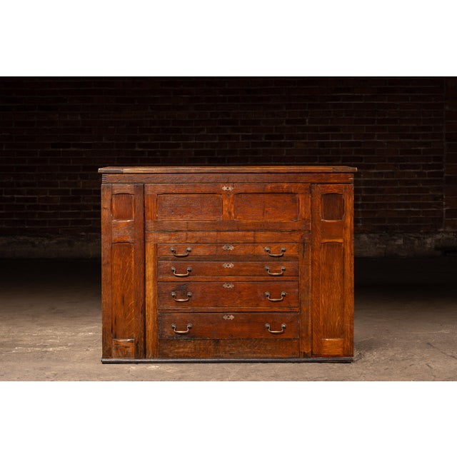 Industrial Early 20th Century Machinist Tool Chest by Hammacher Schlemmer For Sale - Image 3 of 16