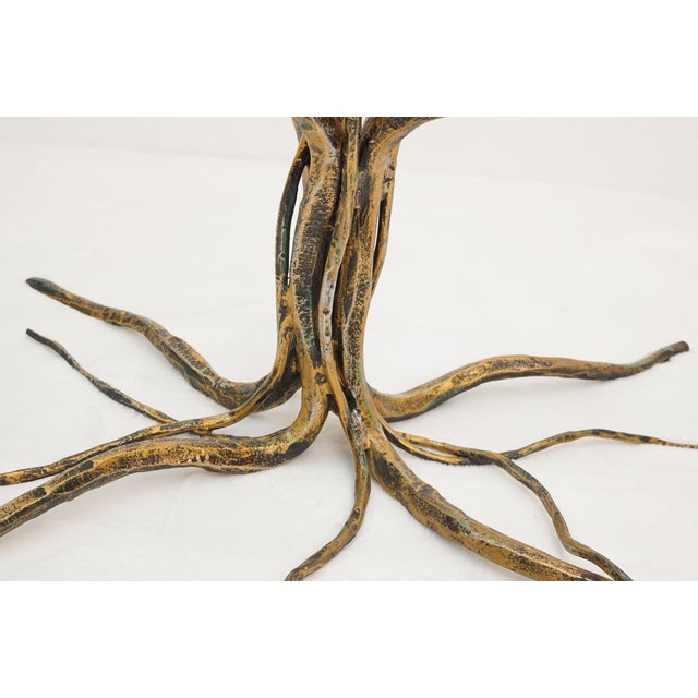 Coffee Table with Forged Metal Frame by Salvino Marsura, 1960s For Sale - Image 14 of 16