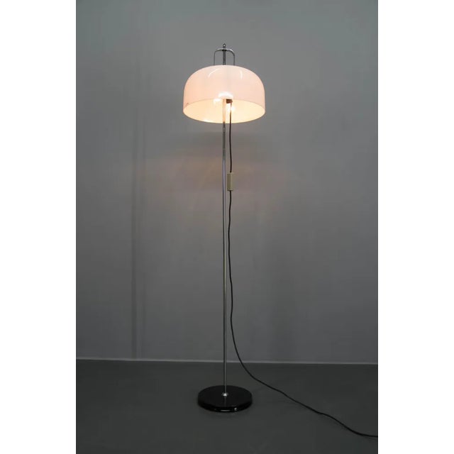 Mid-Century Adjustable Floor Lamp attributed to Guzzini for Meblo, 1970s For Sale - Image 6 of 12
