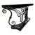 Vintage Henredon Tessellated Stone Console With Sculptural Gold-Tone Scrollwork For Sale - Image 17 of 18
