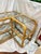 Tan 1970's Bielecky Brothers Wrapped Rattan and Glass Waterfall Corner Etagere For Sale - Image 8 of 14