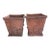 Pair of Grand Tuscan Style Terracotta-Toned Cast Stone Planters For Sale