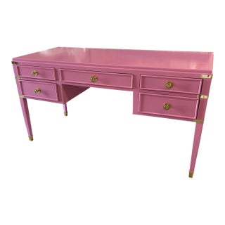 Mid-Century Modern Pink Gramercy Desk For Sale