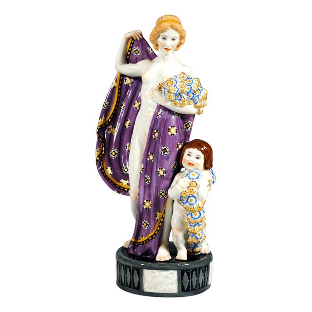 Large Art Nouveau Figurine by Emmerich Oehler for Meissen, 1913 For Sale