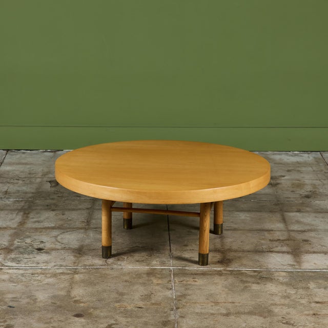 1950s Maple Lazy Susan Coffee Table by Carlin Furniture For Sale - Image 5 of 12